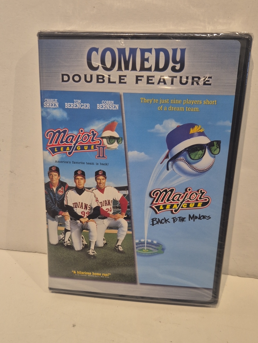 Warner Bros. Comedy Double Major League II Feature DVD Charlie Sheen
